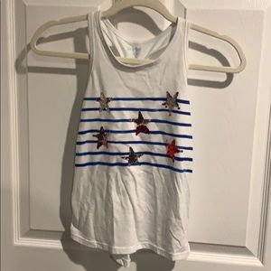 Children’s stars and strips tank top